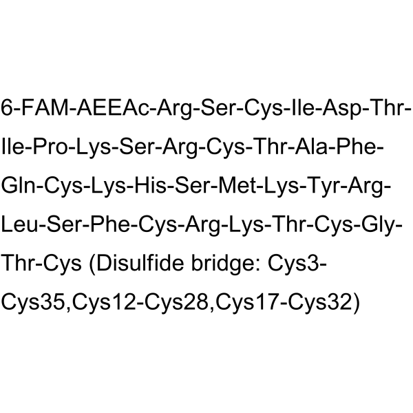 CAS 1927927-42-1  6-FAM-AEEAc-Stichodactyla helianthus Neurotoxin (ShK)