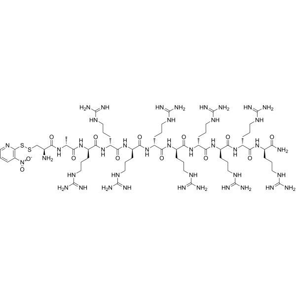 CAS  1676104-79-2  Cys(NPys)-D{Arg-Arg-Arg-Arg-Arg-Arg-Arg-Arg-Arg}-NH2