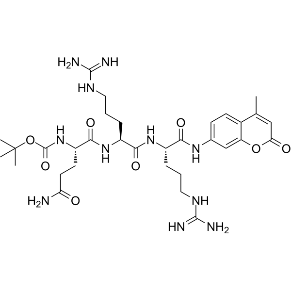 CAS 109376-05-8  Boc-Gln-Arg-Arg-AMC