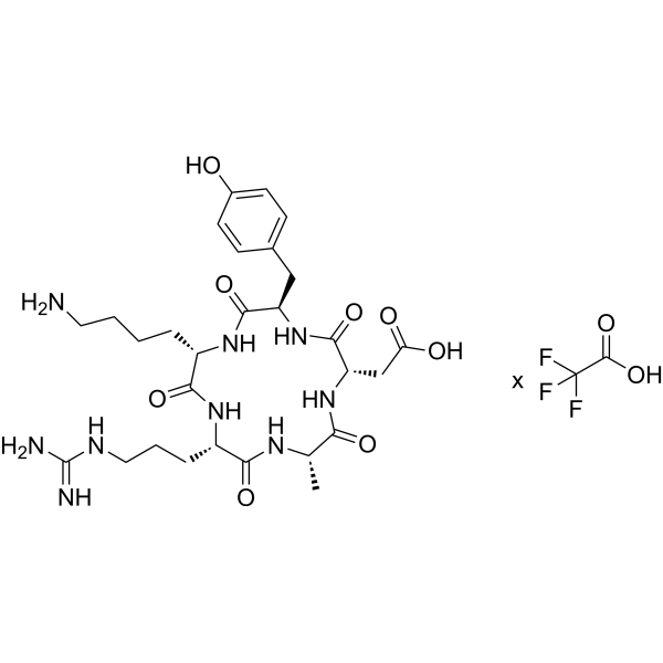 Cyclo(Arg-Ala-Asp-(D-Tyr)-Lys) TFA
