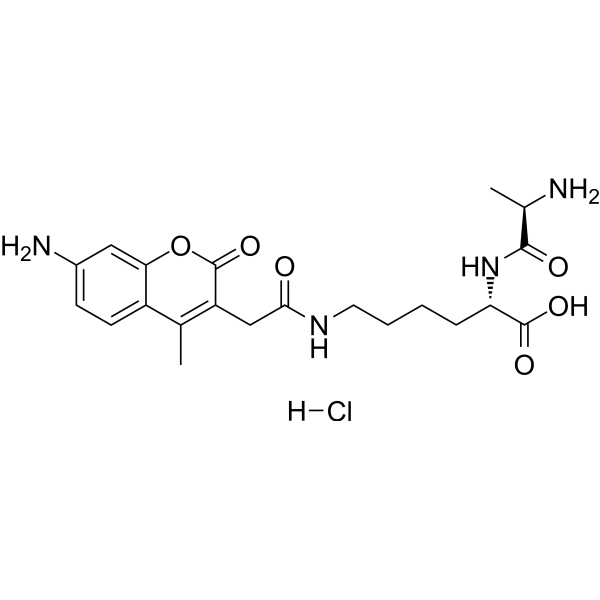 CAS 2703746-41-0  D-Ala-Lys-AMCA hydrochloride